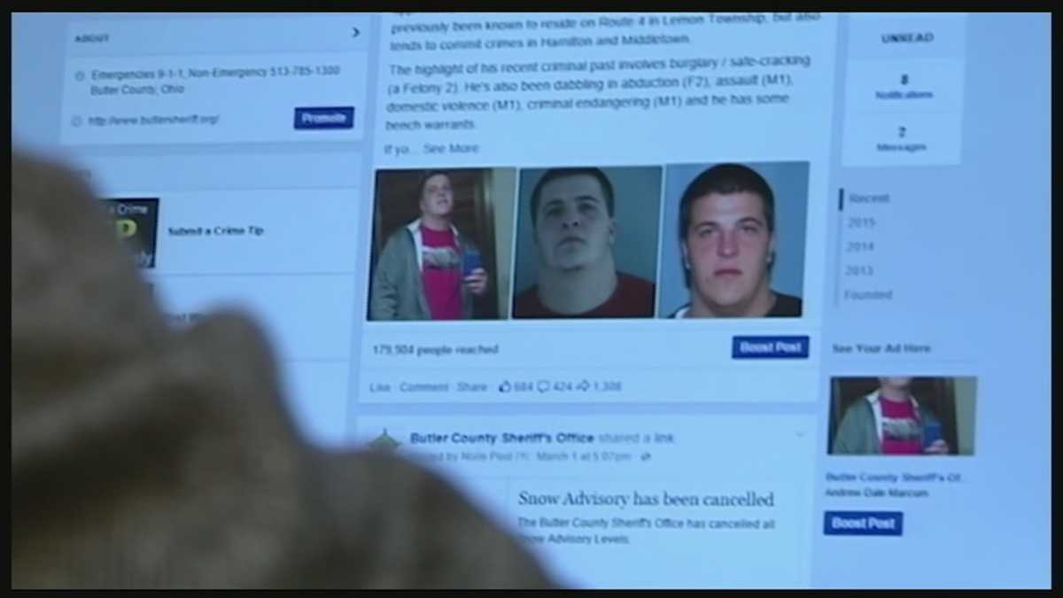 Wanted man taunts Butler County Sheriff in Facebook post