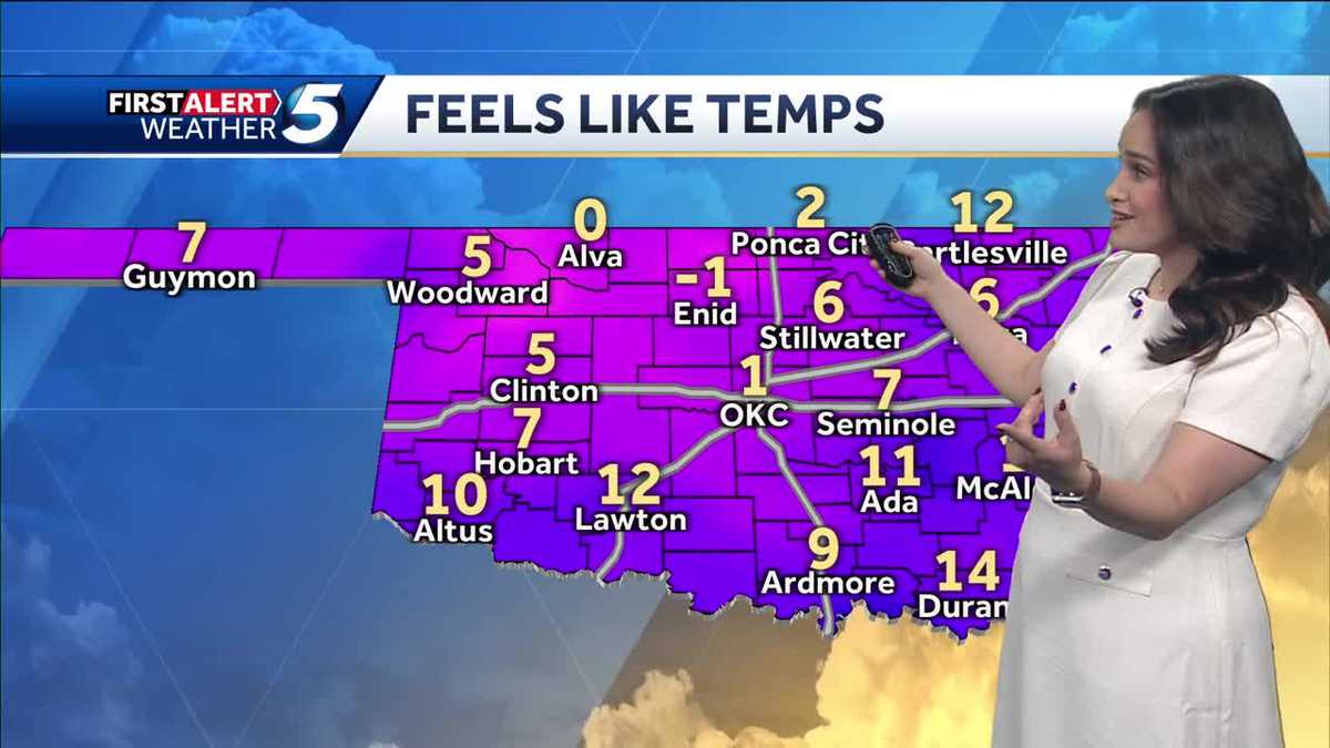 Cold weather, wind advisories in effect across Oklahoma