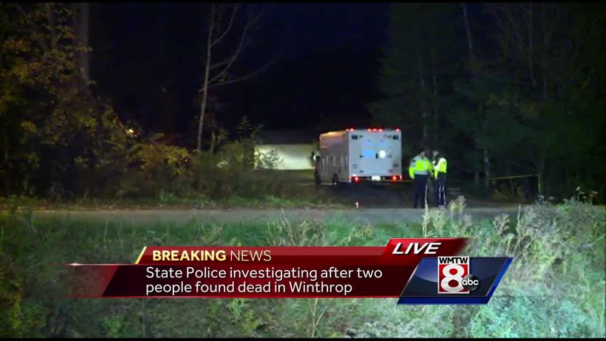 State police investigating after 2 people found dead in Winthrop