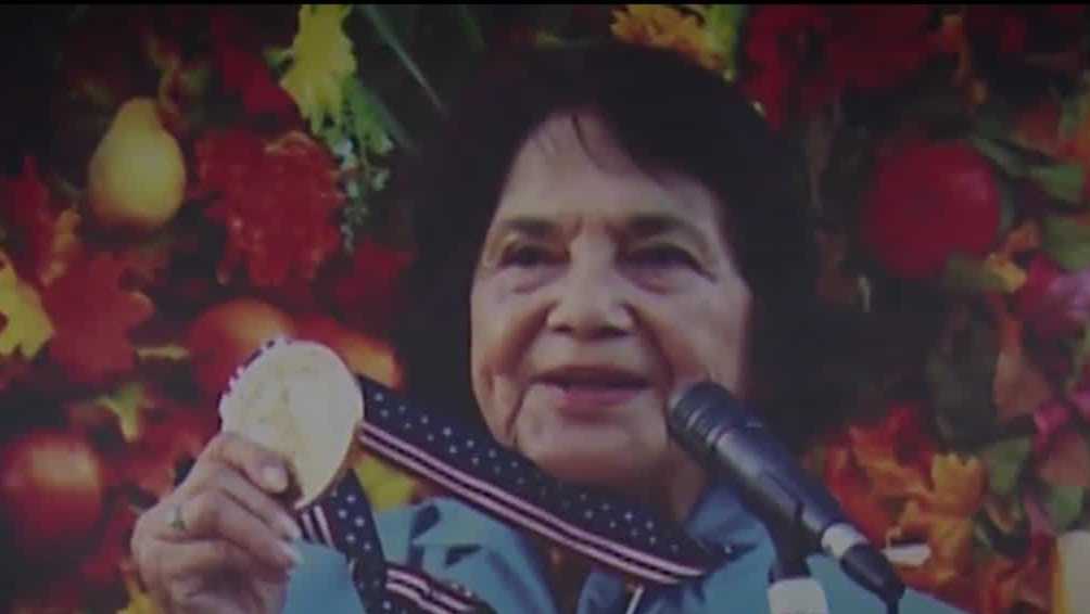 Only on 7: Dolores Huerta says 'we need a mom' in White House