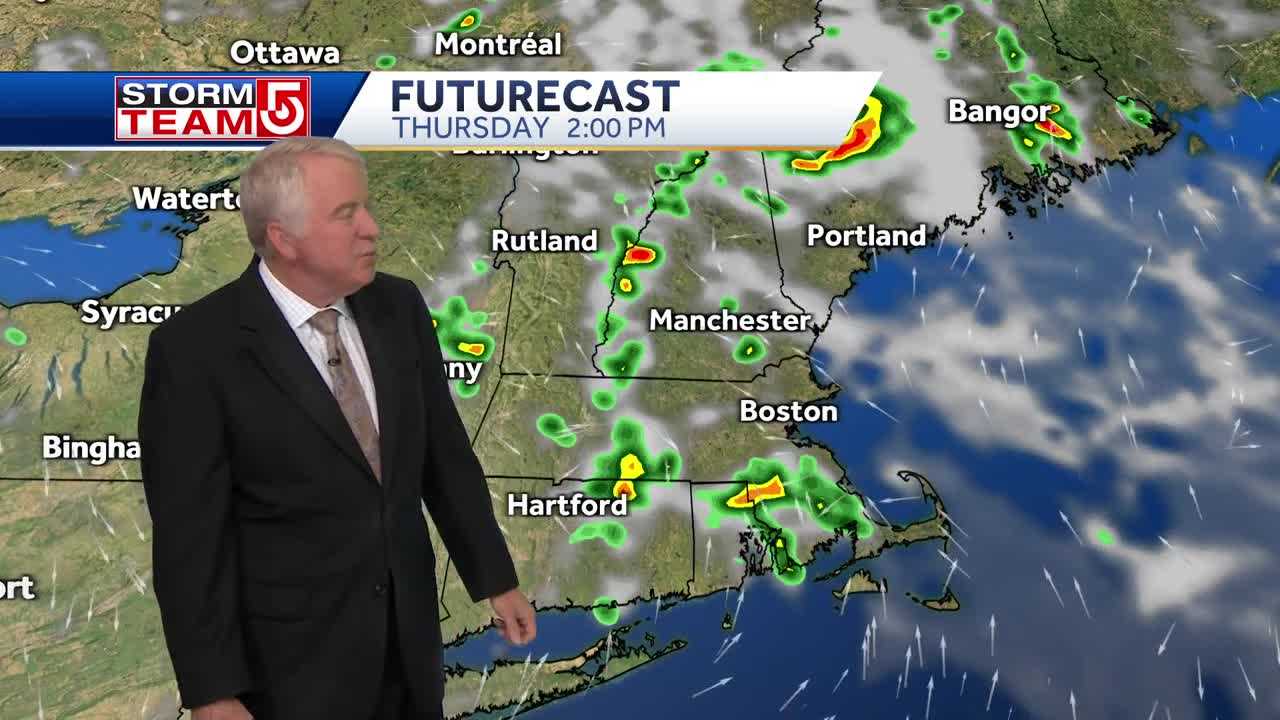 Video: Lots of sun, some spotty showers