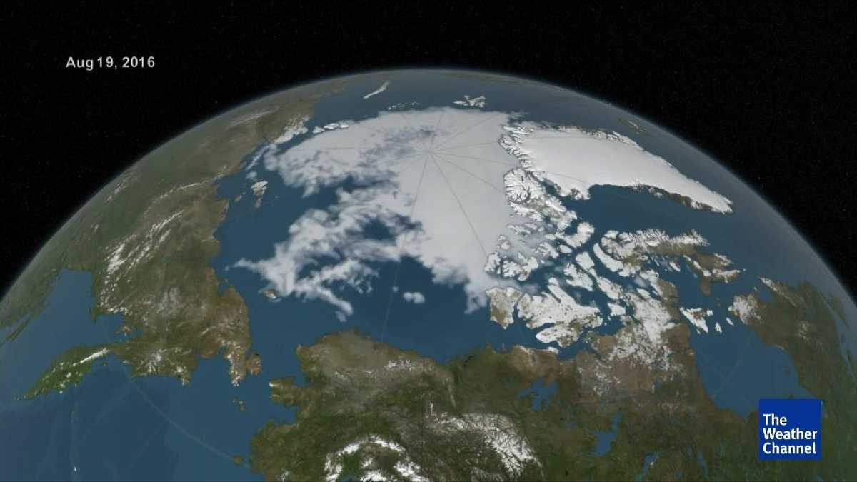 Watch How the Arctic Ice Melts