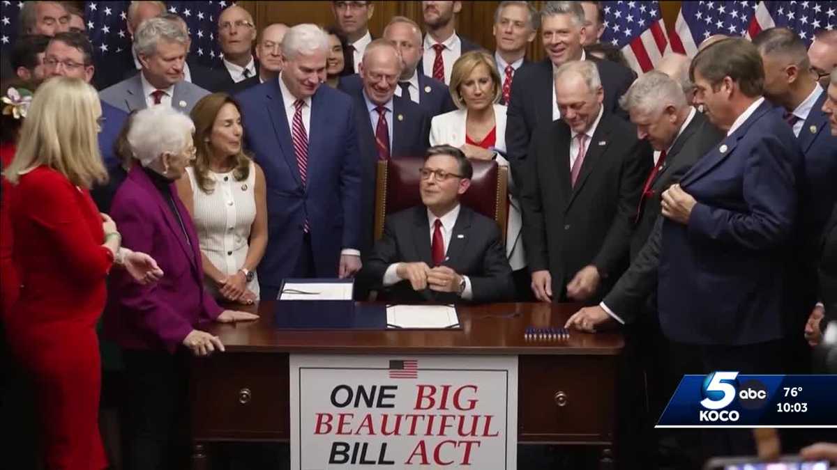 Oklahoma lawmakers, charities react to passage of 'big, beautiful bill'