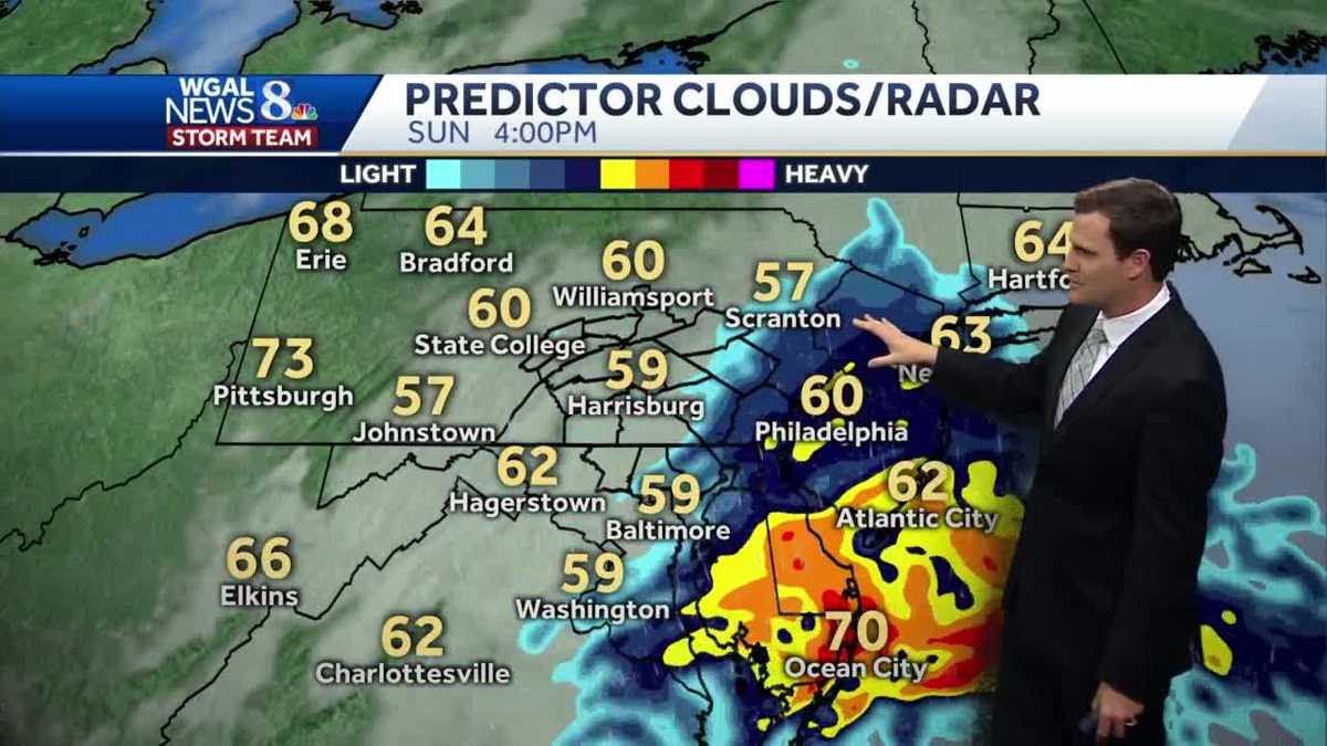 WATCH: Rain possible tomorrow from Tropical Storm Nestor