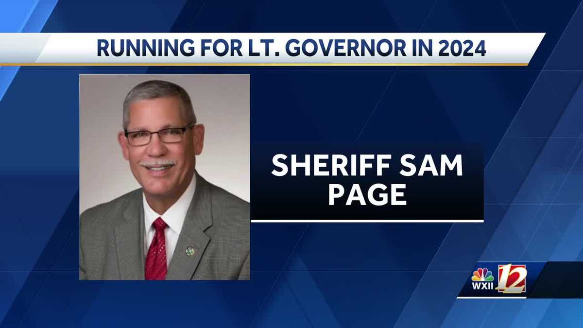 Rockingham County Sheriff Files Bid To Run For Lieutenant Governor