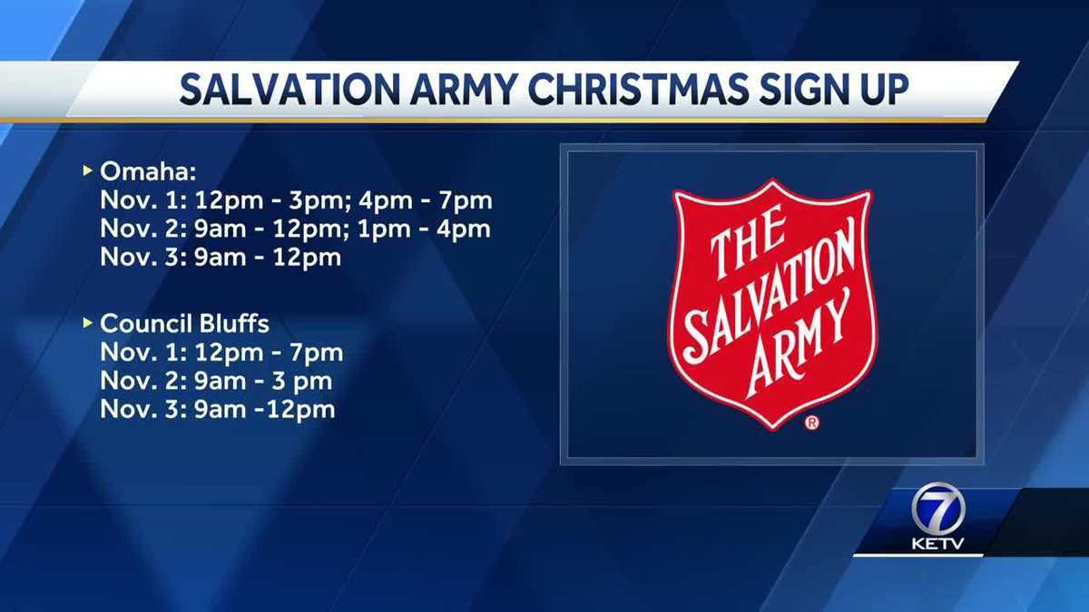 Salvation Army Christmas Sign Up