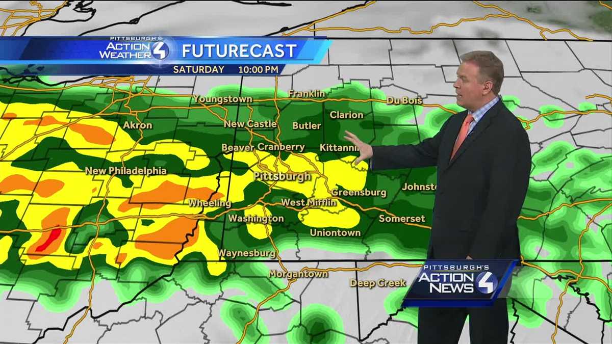 Pittsburgh's Action Weather forecast: More rain for the weekend