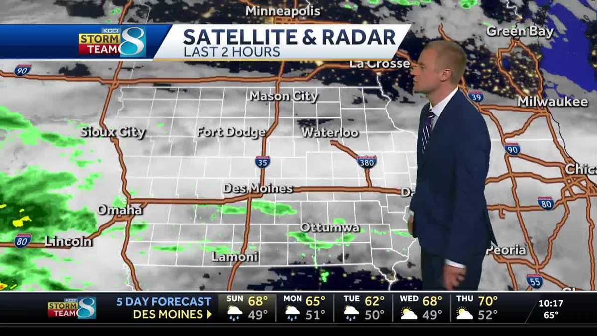 Des Moines weather: More rain showers and clouds this weekend