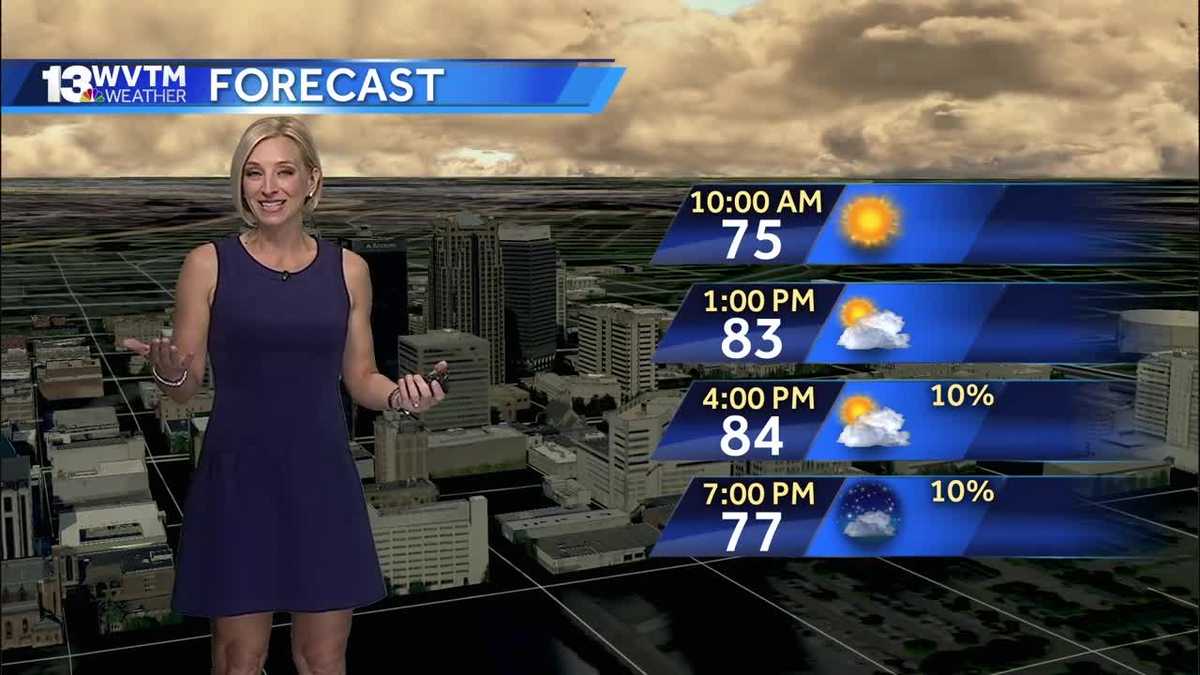 Check out the latest on the weekend forecast