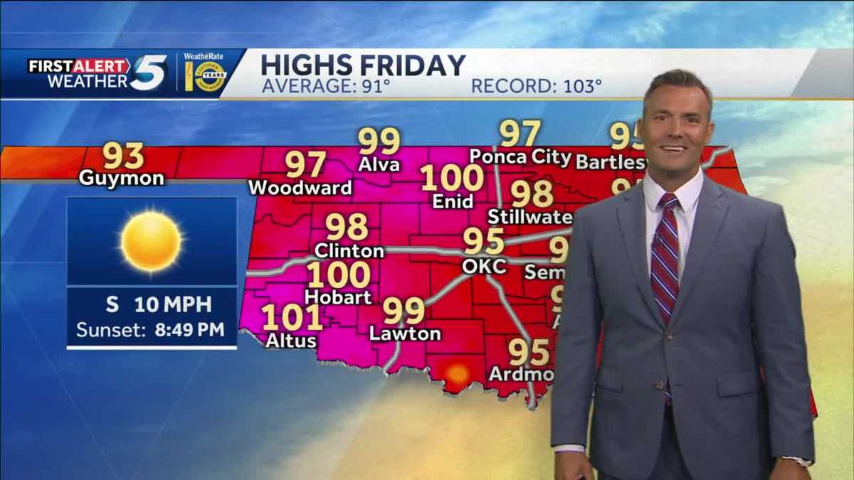 FORECAST: Hot and humid weekend