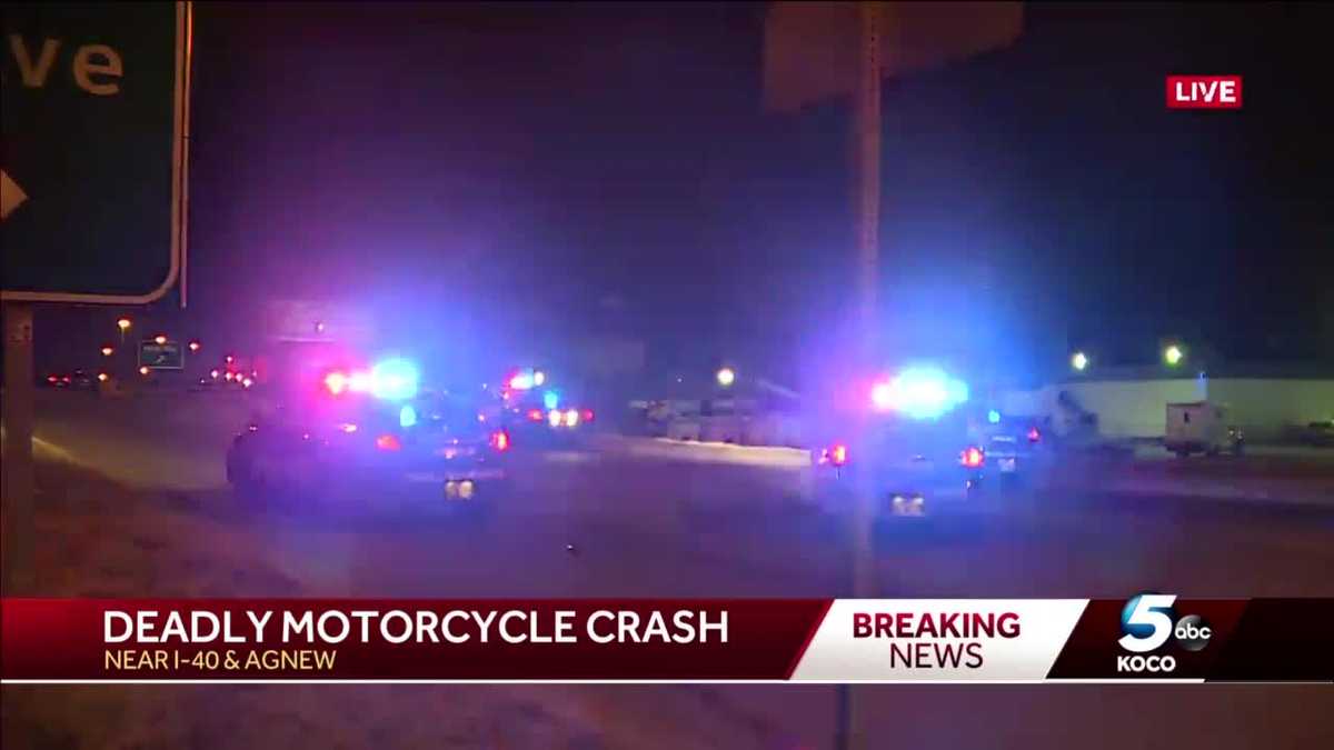 Motorcyclist dies after single-vehicle crash on I-40 in OKC, police say