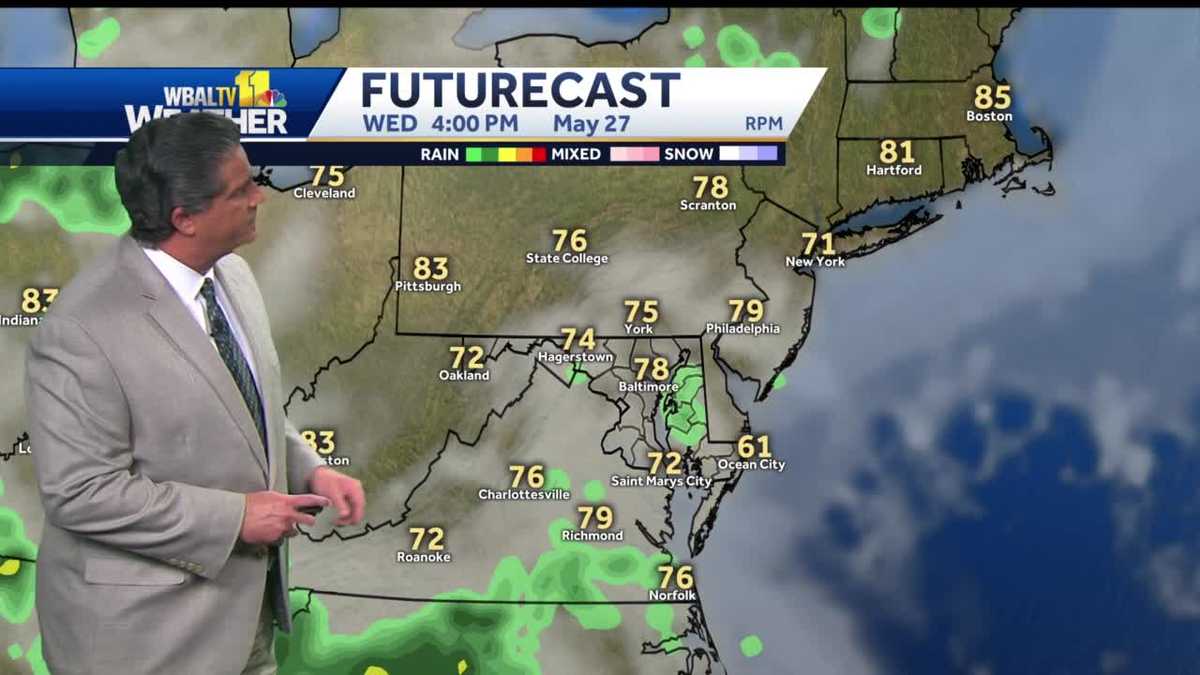 Temps reach upper 70s Tuesday