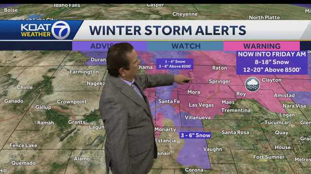 Difficult northeast NM winter travel as rain and snow increases - Vimarsana News