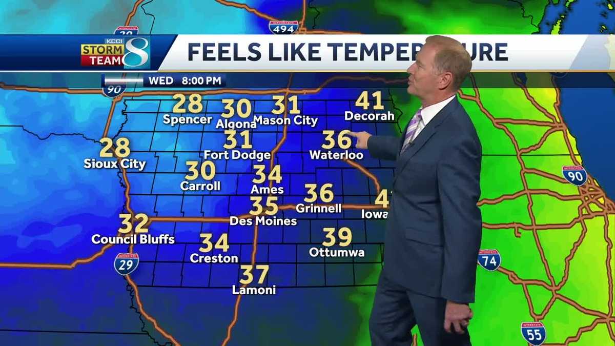 Temperatures Dive For Chilly Evening