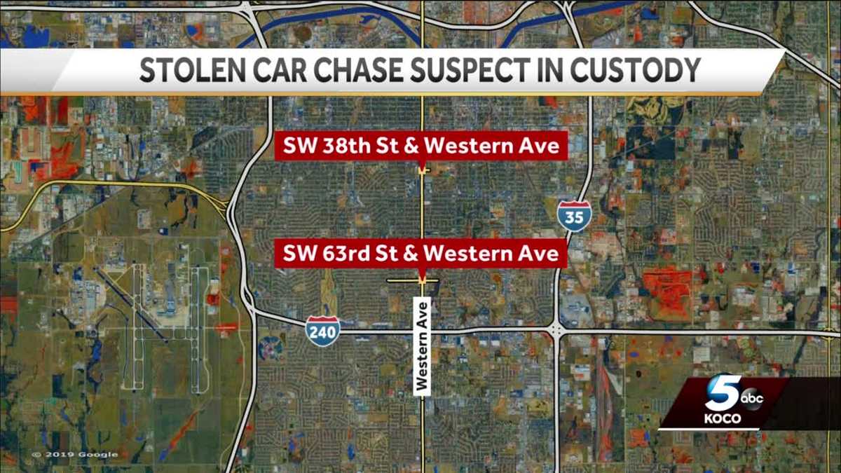 Person in custody after leading police on chase in stolen vehicle in ...