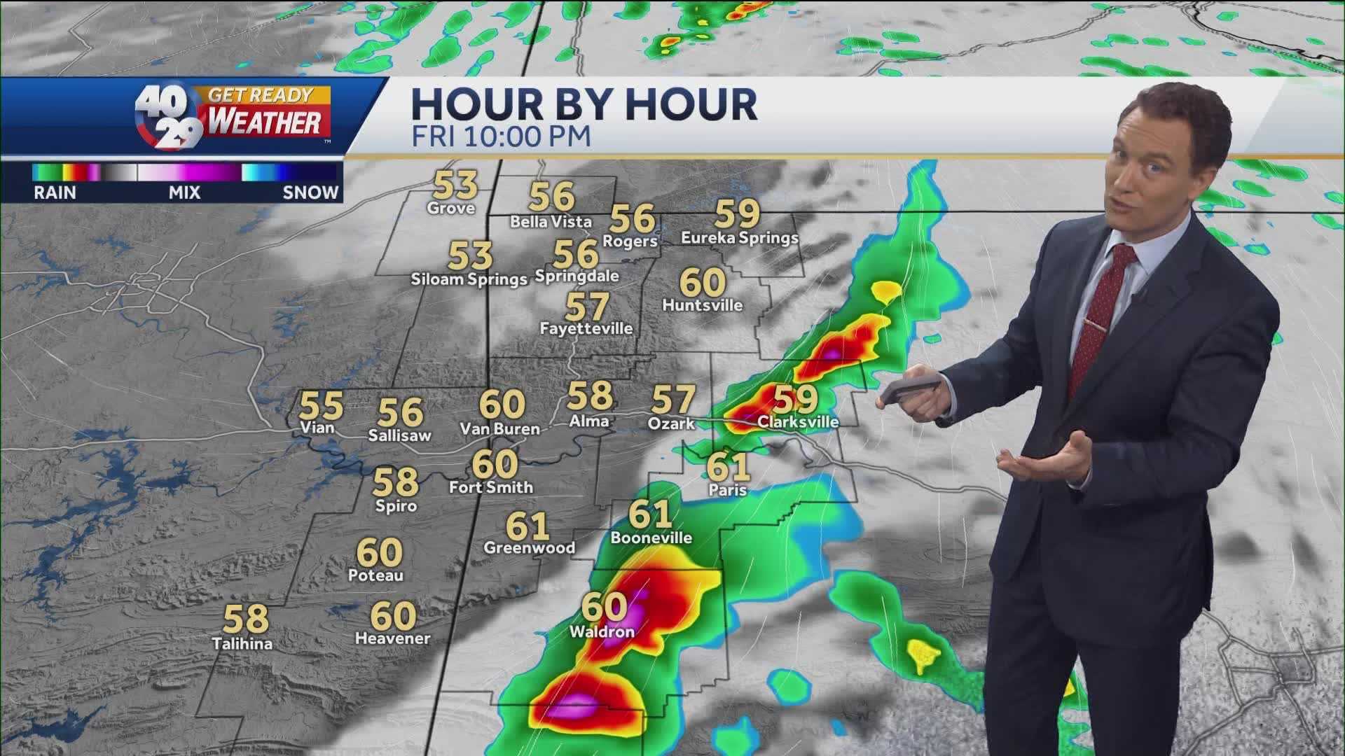 Chances Of Spotty Showers & Storms This Evening