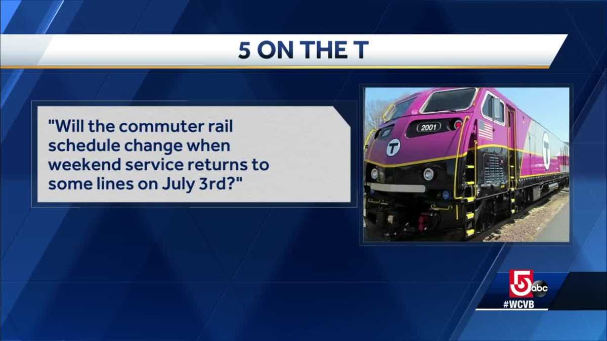 5 on the T: Will commuter rail schedule change?