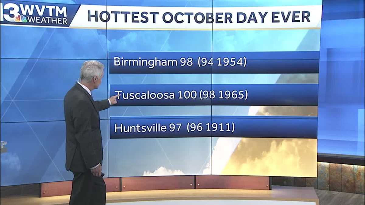 Record heat for October in Alabama