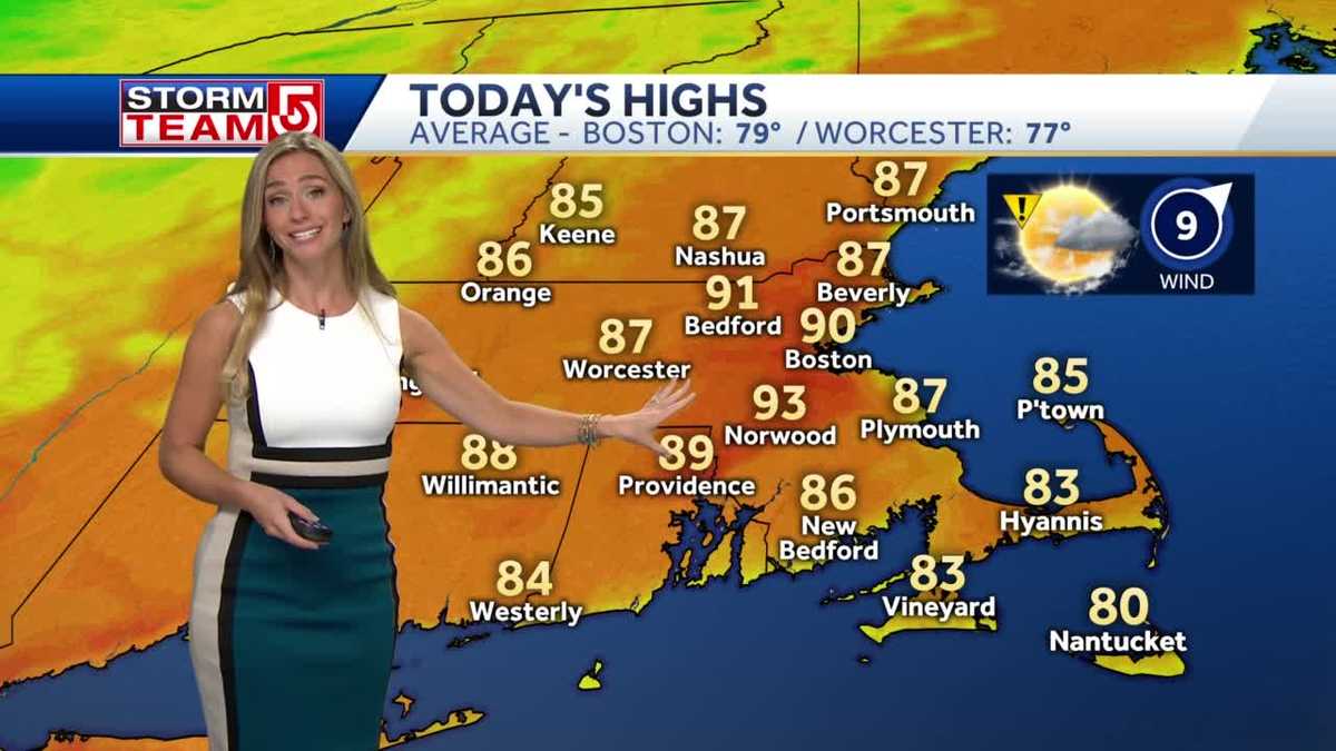 Video: One more humid, hot day before dramatic cool down