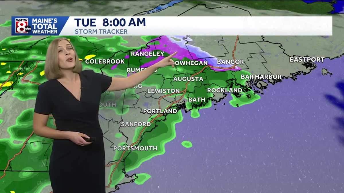 Cold rain Tuesday - WMTW