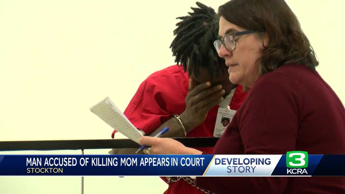 Man accused of killing mother in Stockton to appear in court