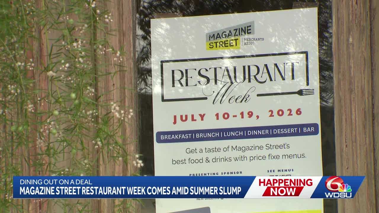 Magazine Street businesses thrive during restaurant week despite summer heat