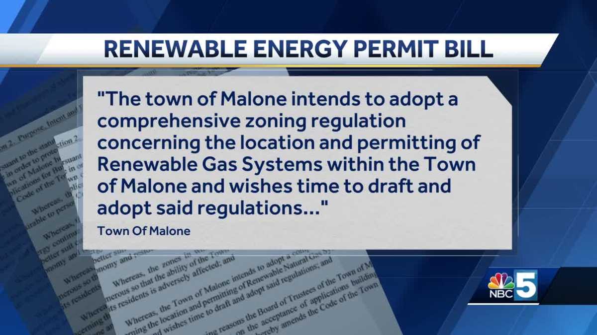 Renewable energy permit bill proposes pausing natural gas project