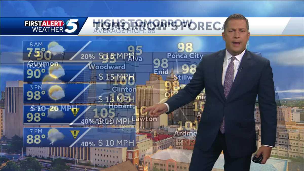 Rain chances returns tomorrow