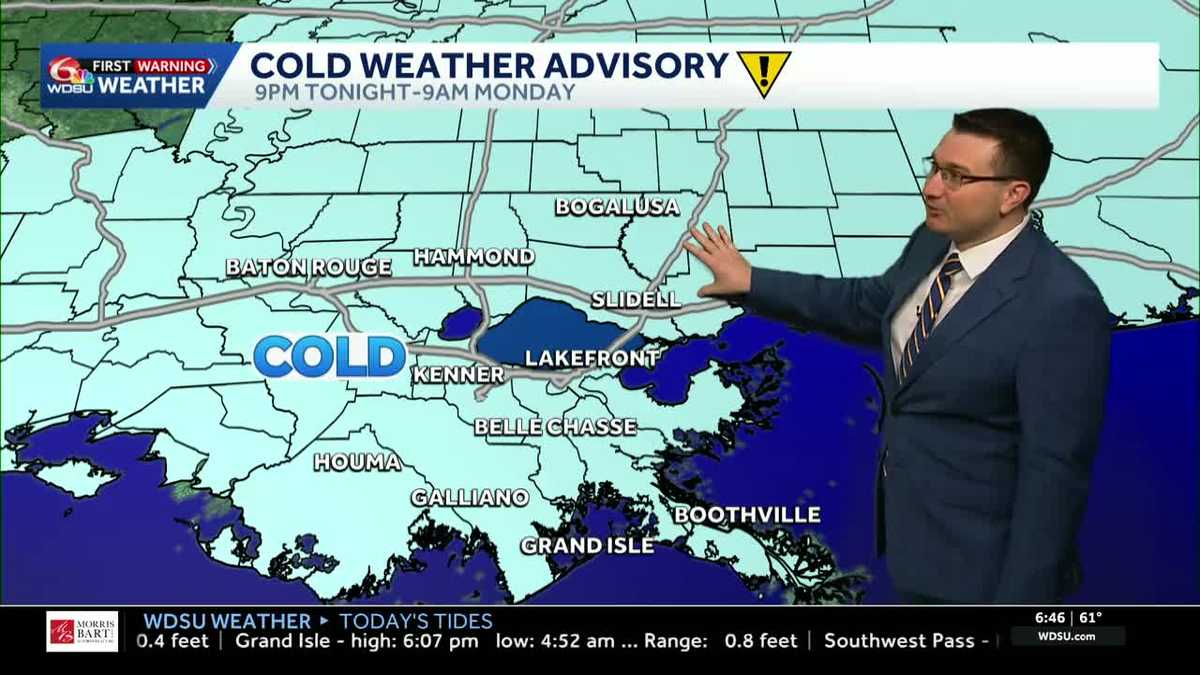 Temperatures tumble before warming up again later this week