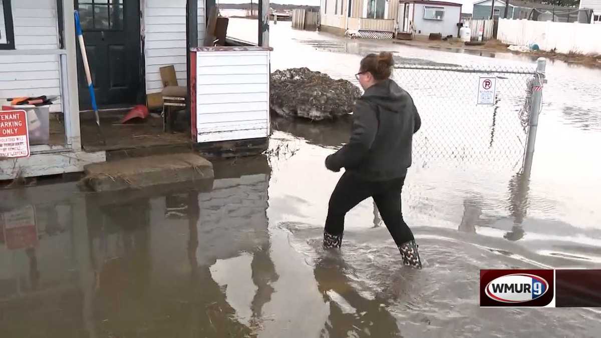 Seabrook NH homes flooded after strong storm blows through