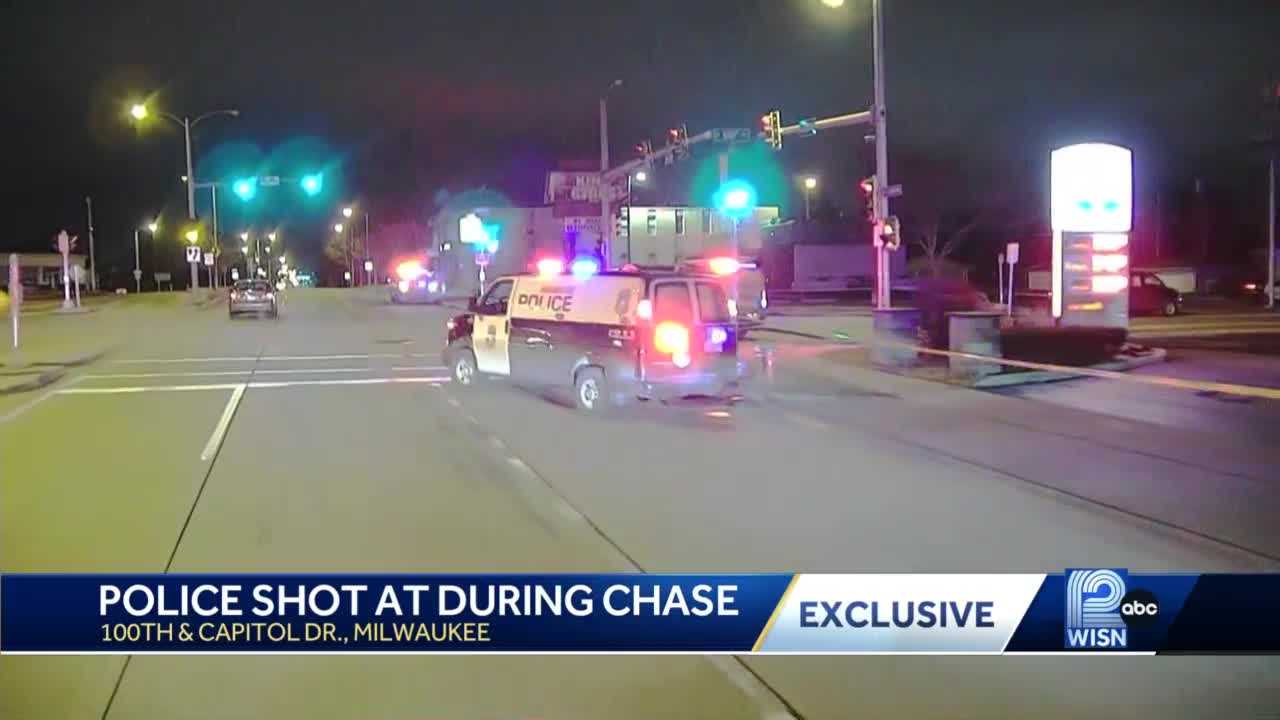 Milwaukee Police Shot At During Vehicle Chase