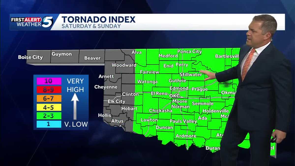TIMELINE: Oklahoma to see several days of severe storm chances this week