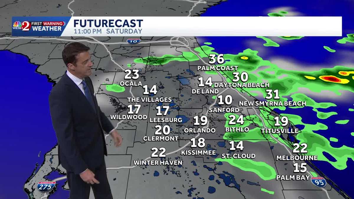 Plenty of rain along the coast + rough surf and seas into next week! 10.23.2026