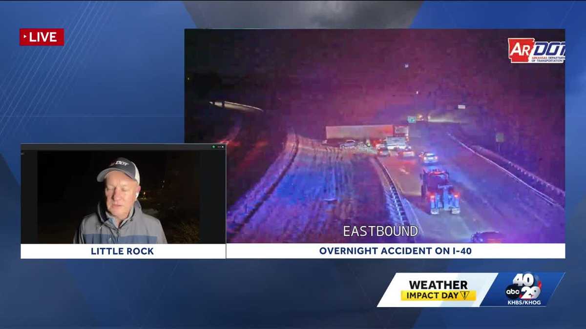 ARDOT: We've gone from snow covered roads in Arkansas to ice covered