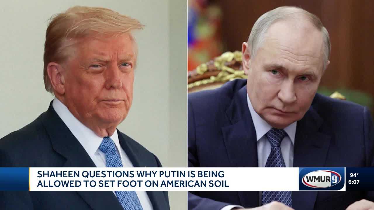 Shaheen questions why Putin is being allowed to set foot on US soil