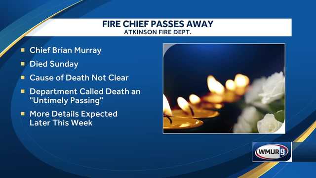 Atkinson NH fire chief dies suddenly, officials say - Vimarsana News