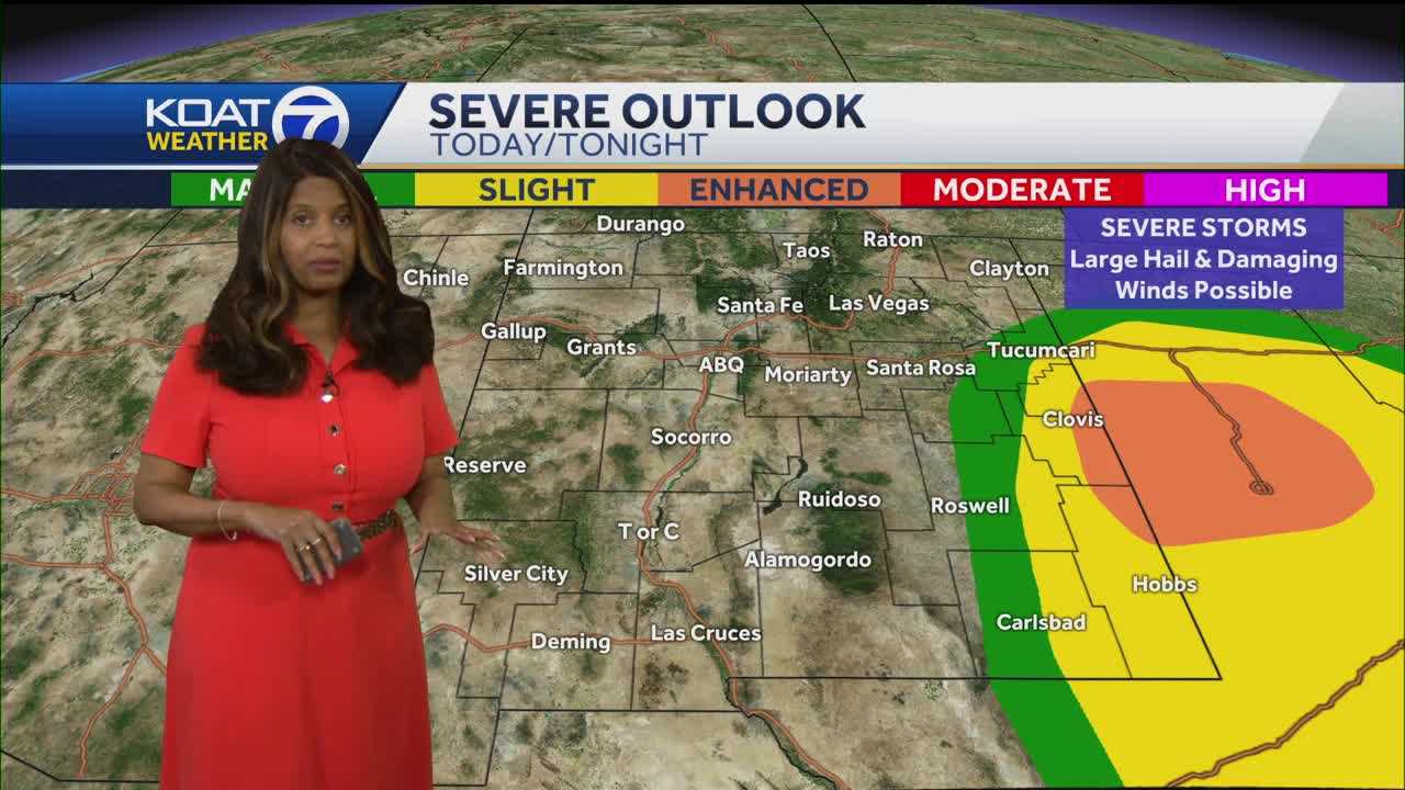 Severe weather for parts of New Mexico with windy weekend