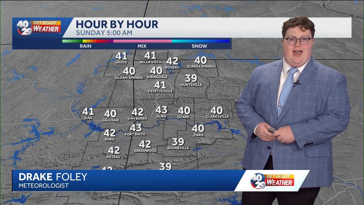 A cool April morning in Arkansas