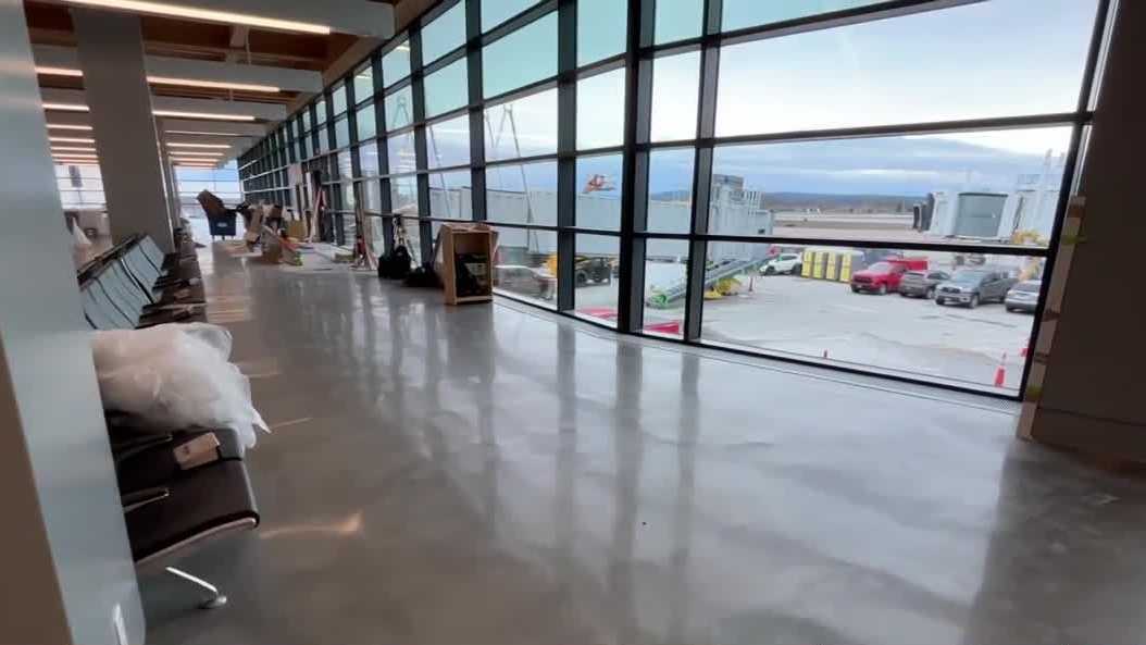 BTV Airport unveils new terminal expansion ahead of set March 31 opening