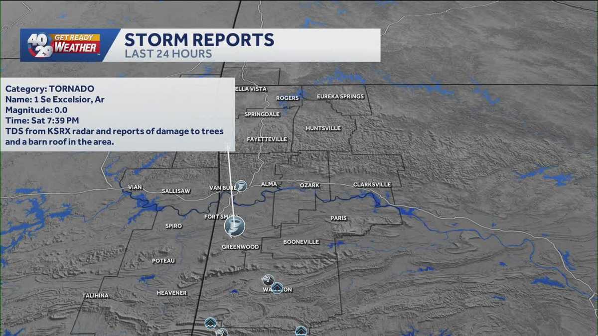Rain, storm chances linger after severe weather on Saturday night - KHBS