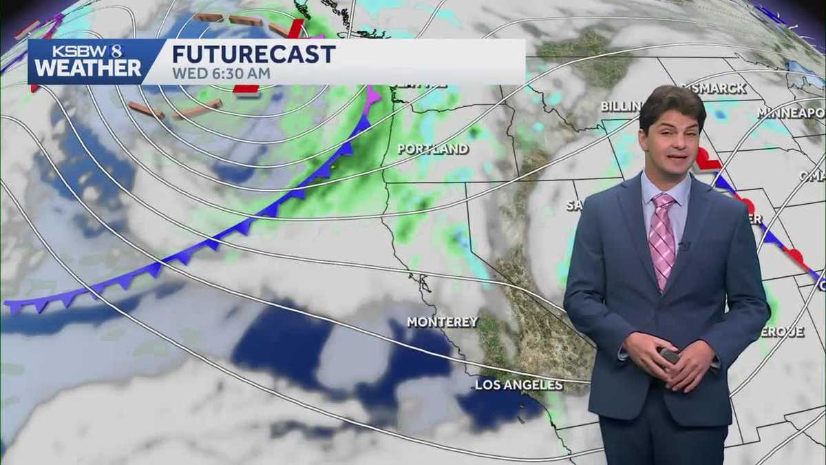 Cloudy, cool today with rain chances; Clearing skies but windy tomorrow