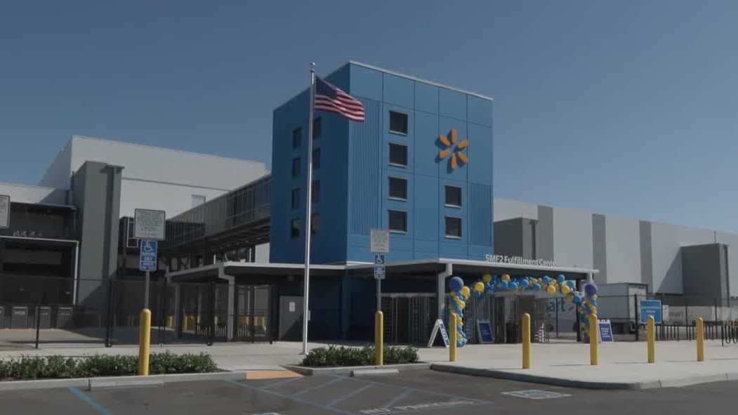 Walmart opens high-tech fulfillment center in Stockton, creating over 1,000 jobs
