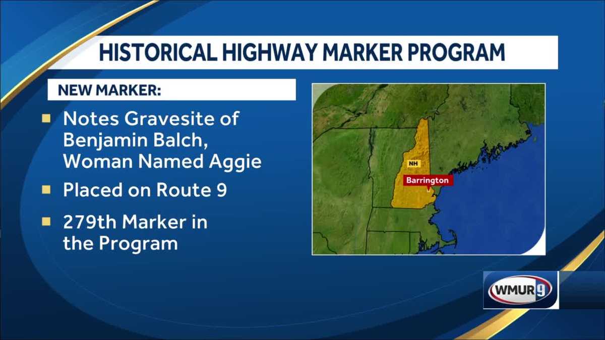 Barrington, New Hampshire historical marker Balch household