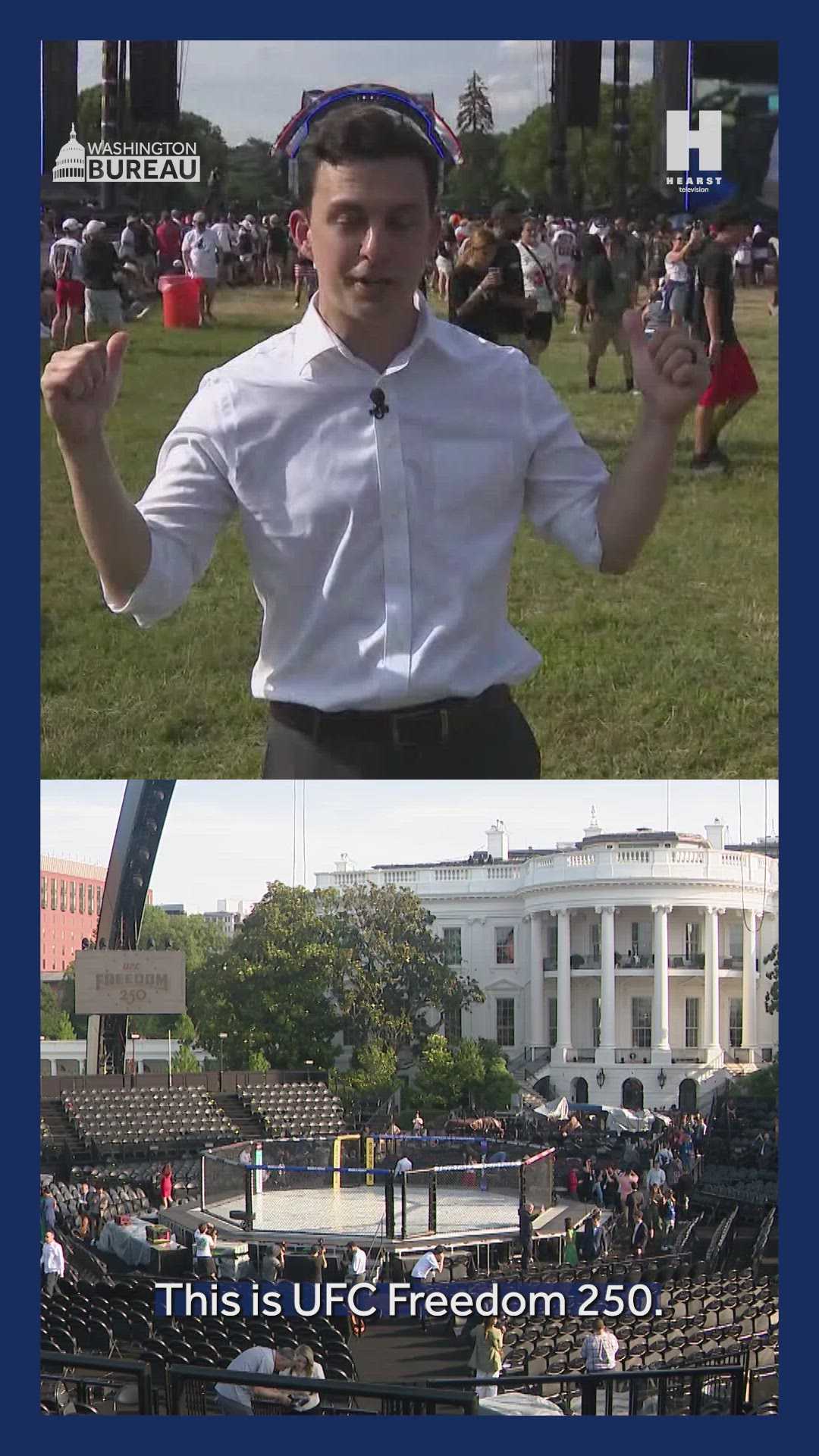 UFC Freedom 250 set for Sunday night outside the White House