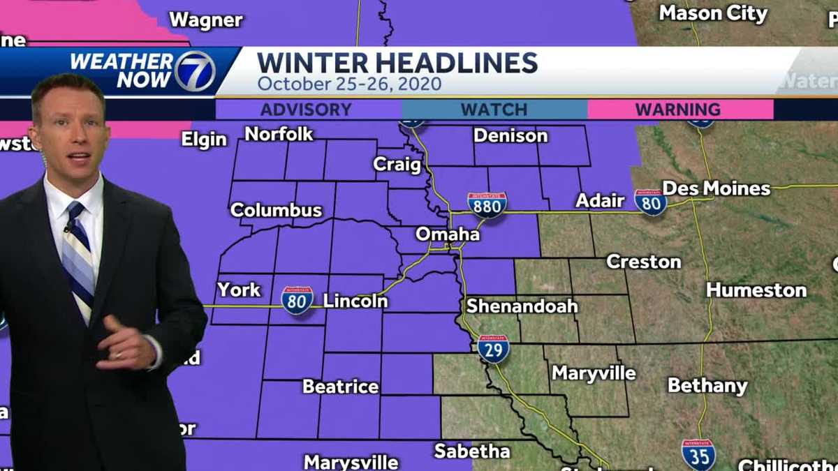 Snow widespread Sunday, impacts in Omaha late