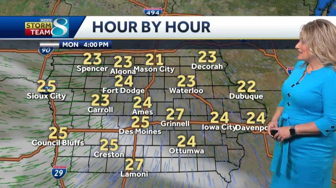 A bitterly cold start to the work week