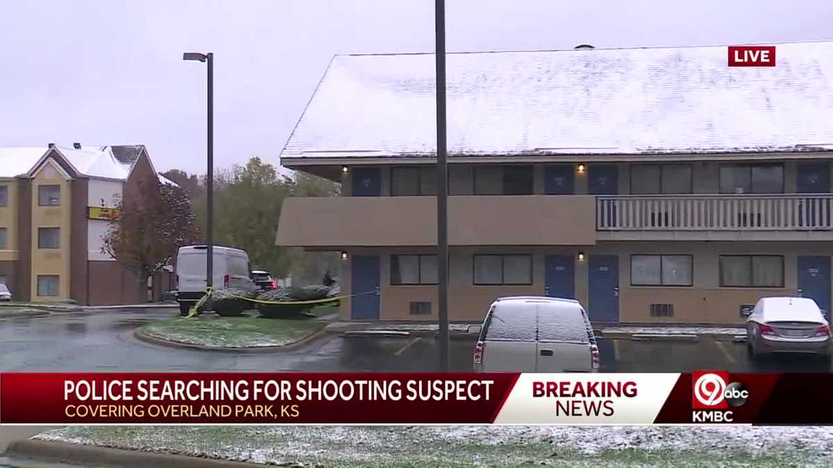 Police searching for suspect after shooting at Overland Park motel