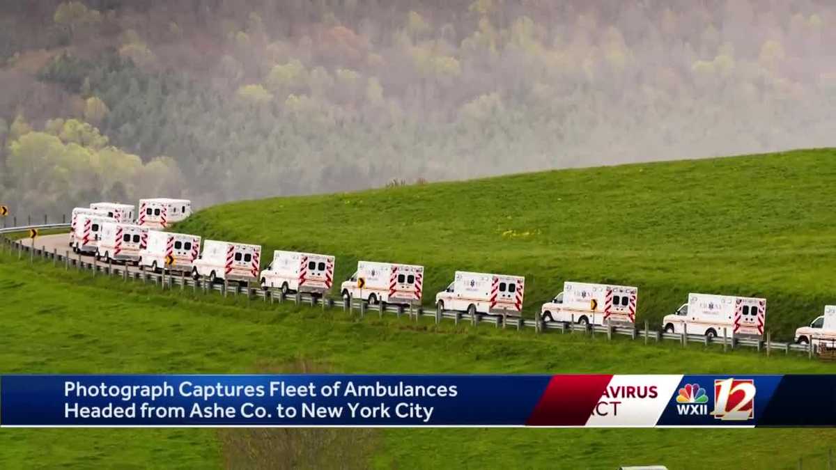 Ashe county ambulance photo shared thousands of times on Facebook