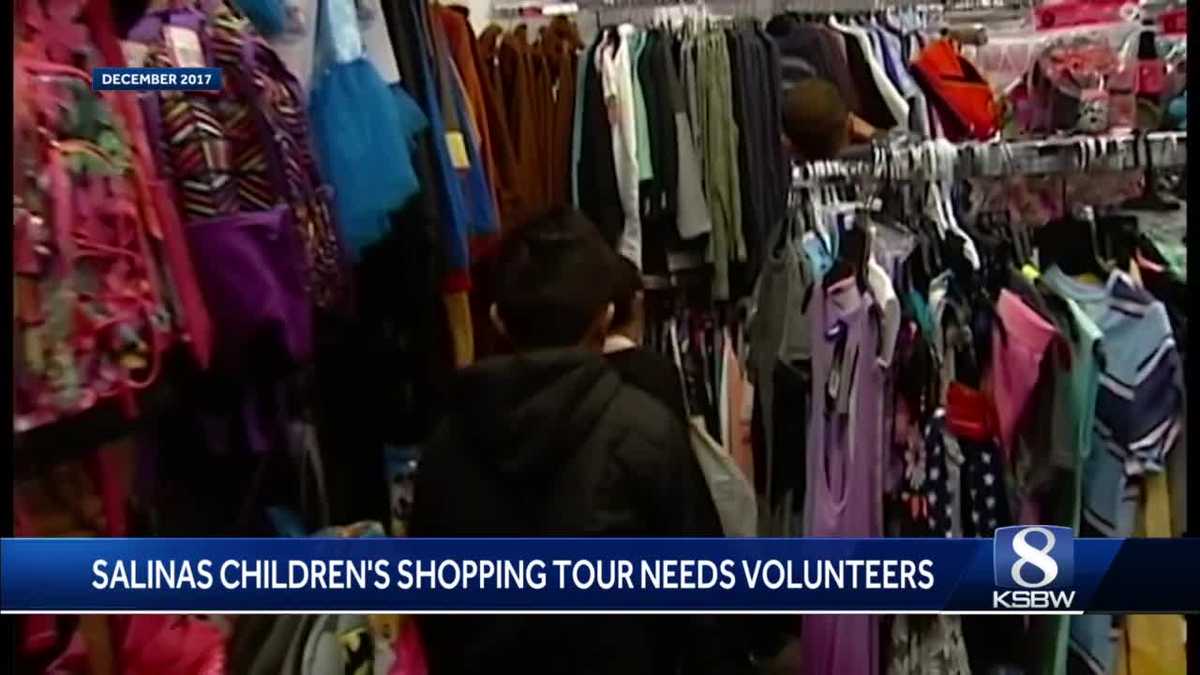 Volunteers needed for Salinas Children’s Shopping Tour