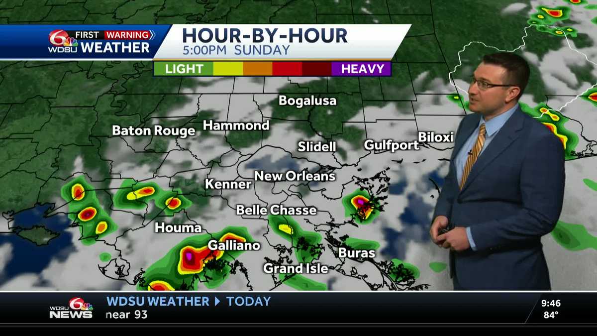 Storms will be possible Sunday and this week